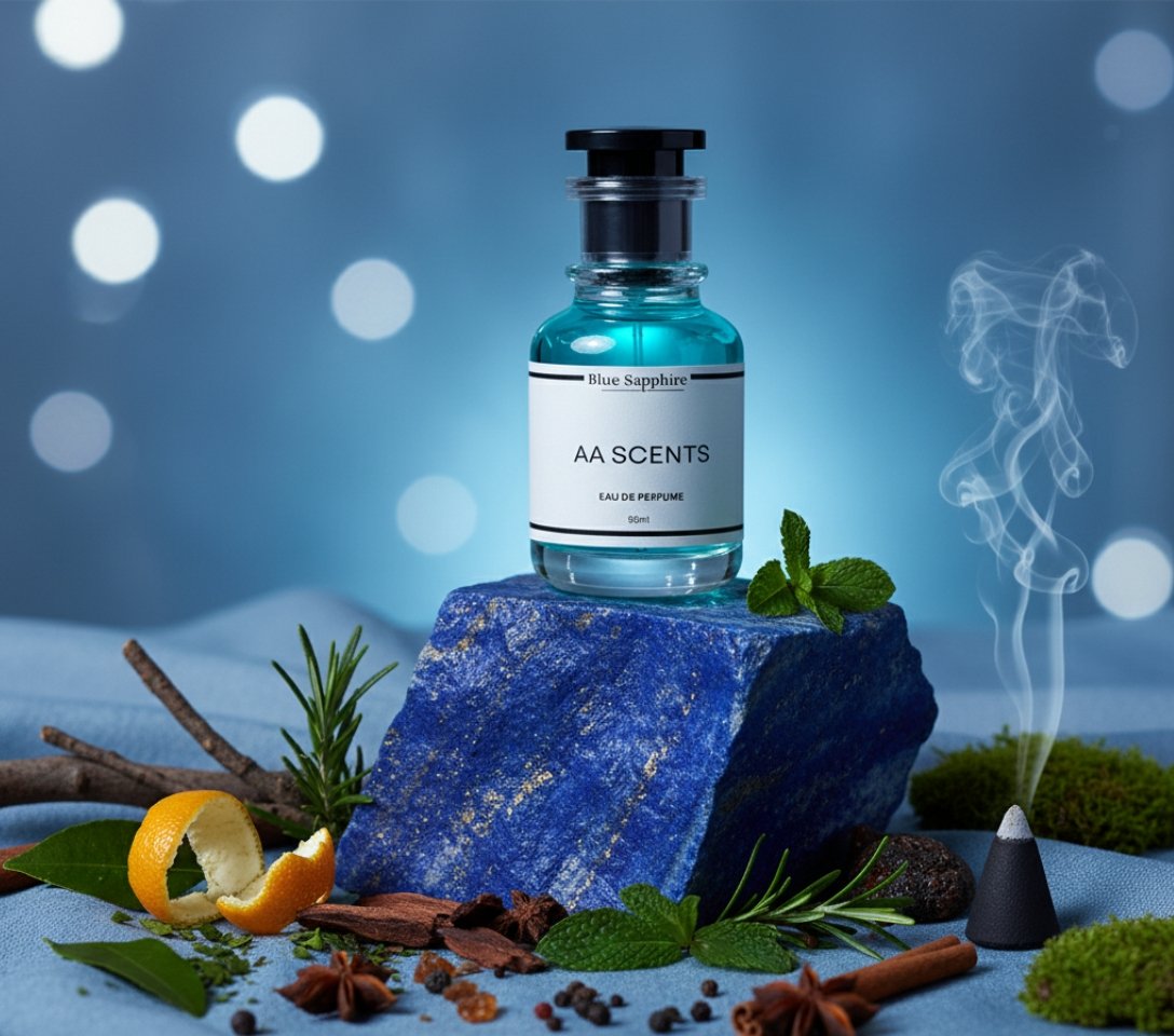 Blue Sapphire | The Ocean of Power | For Men | Inspired by Blue de channel